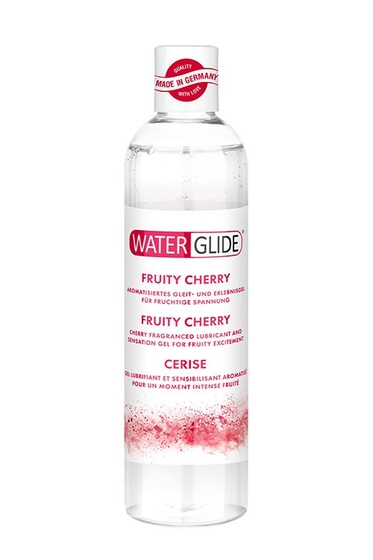 Лубрикант на водной основе с ароматом вишни Fruity Cherry - 300 мл. - фото, цены