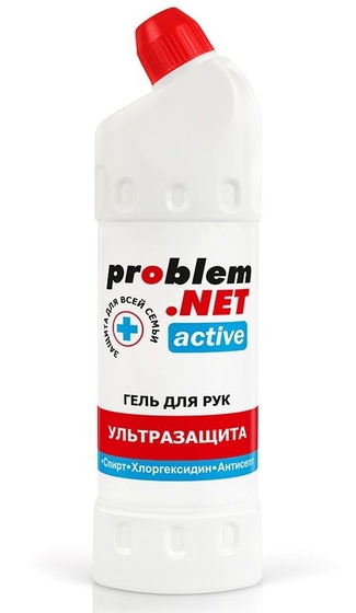 Обеззараживающий гель для рук Problem.net Active - 1000 мл. - фото, цены