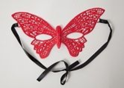 Кружевная маска в форме бабочки - фото, цены