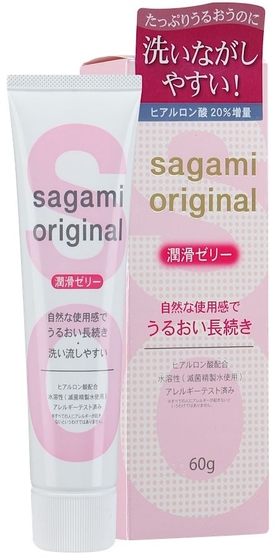Гель-смазка на водной основе Sagami Original Gel - 60 гр. - фото, цены