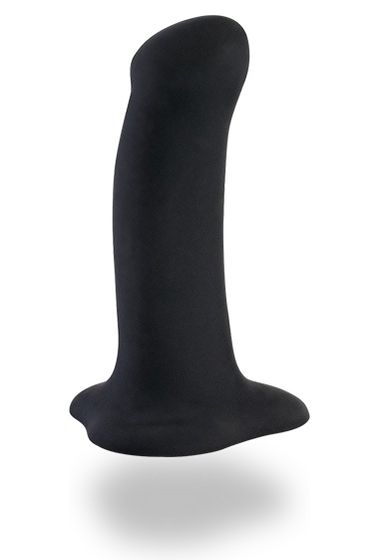 Чёрный фаллоимитатор Amor - 14,6 см. - фото, цены
