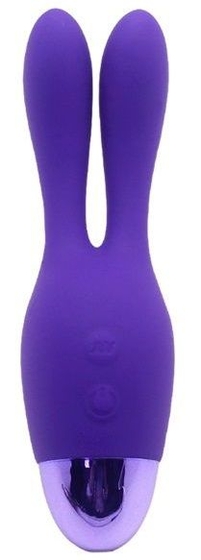 Фиолетовый вибратор Indulgence Rechargeable Dream Bunny - 15 см. - фото, цены