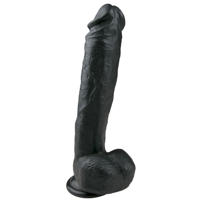 Черный фаллоимитатор Realistic Dildo - 26,5 см. - фото, цены