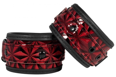 Красно-черные поножи Luxury Ankle Cuffs - фото, цены
