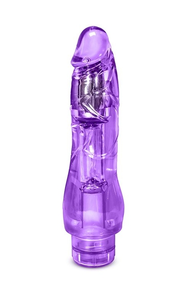 Фиолетовый вибратор-реалистик Fantasy Vibe - 22,8 см. - фото, цены