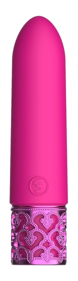 Розовая перезаряжаемая вибропуля Imperial - 10 см. - фото, цены