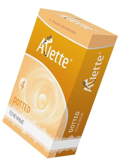 Презервативы Arlette Dotted с точечной текстурой - 6 шт. - фото, цены