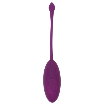Фиолетовое виброяйцо «Оки-Чпоки» с пультом ду - фото, цены