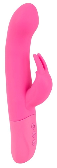 Розовый вибратор-кролик Rechargeable G-Spot Vibe - 23,5 см. - фото, цены