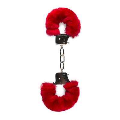 Наручники с красным мехом Furry Handcuffs - фото, цены