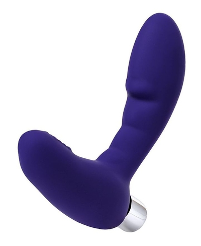 Фиолетовый вибростимулятор простаты Bruman - 12 см. - фото, цены