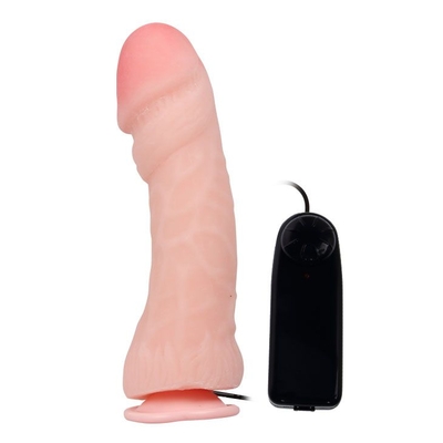 Вибратор с присоской The Big Penis - 26,5 см. - фото, цены