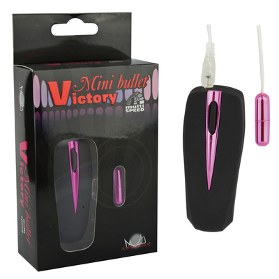 Розовая вибропуля Victory Mini Bullet - фото, цены