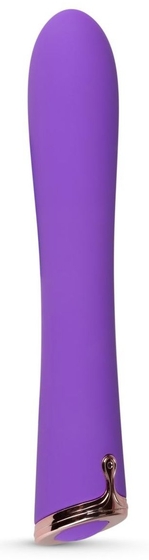 Фиолетовый вибратор The Duchess Thumping Vibrator - 20 см. - фото, цены