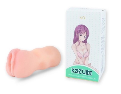Телесный мастурбатор-вагина Kazumi - фото, цены