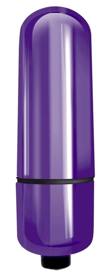 Фиолетовая вибропуля Mady - 6 см. - фото, цены