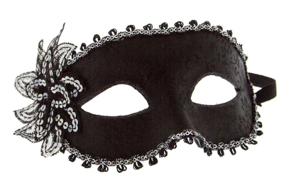 Карнавальная маска с цветком Venetian Eye Mask - фото, цены