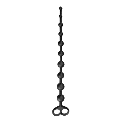 Анальные бусы из силикона Boyfriend Beads - 33,6 см. - фото, цены