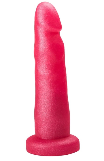 Розовый гелевый анальный фаллоимитатор - 14,5 см. - фото, цены
