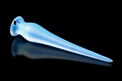 Голубой фаллоимитатор Слинк mini - 26 см. - фото, цены