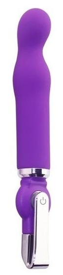 Фиолетовый вибратор Alice 20-Function G-Spot Vibe - 18 см. - фото, цены