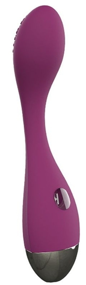 Фиолетовый вибромассажер G-Spot Evelyn - 15,1 см. - фото, цены
