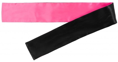 Набор из 5 черно-розовых атласных лент для связывания - фото, цены