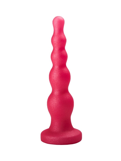 Розовая анальная ёлочка - 17,5 см. - фото, цены