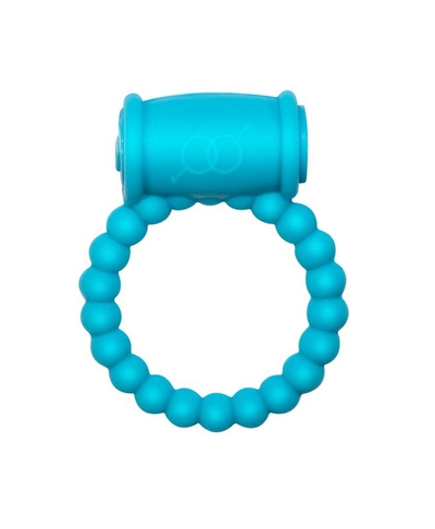 Голубое эрекционное кольцо Rings Drums - фото, цены