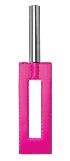 Розовая шлёпалка Leather Gap Paddle - 35 см. - фото, цены