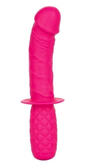 Розовый стимулятор Silicone Grip Thruster - фото, цены
