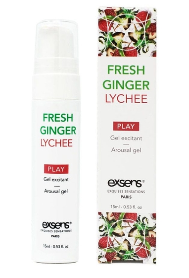 Возбуждающий гель Fresh Ginger Lychee Arousal Gel - 15 мл. - фото, цены