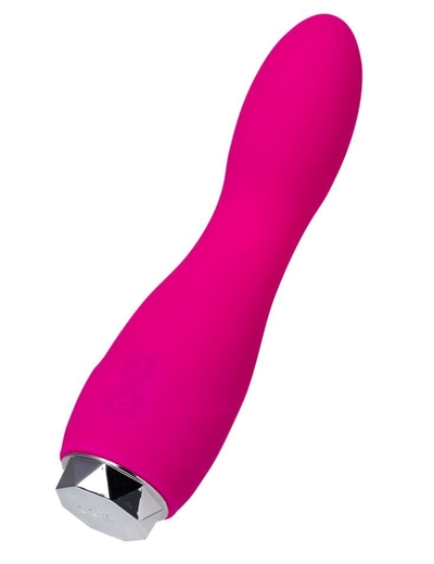 Розовый вибратор L Eroina - 15,5 см. - фото, цены