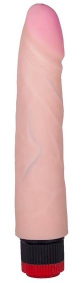 Вибратор с большой розовой головкой ART-Style №1 - 22 см. - фото, цены
