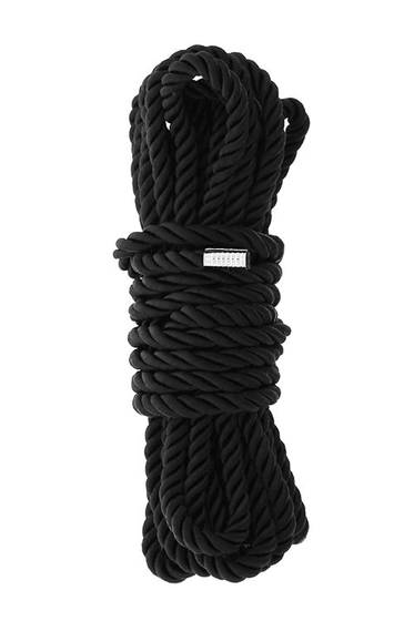 Черная веревка для шибари Deluxe Bondage Rope - 5 м. - фото, цены