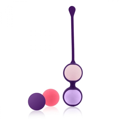 Фиолетовая оболочка с 4 сменными шариками Pussy Playballs - фото, цены