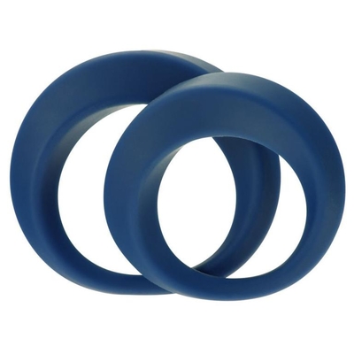 Набор из 2 синих эрекционных колец Perfect Twist Cock Ring Set - фото, цены