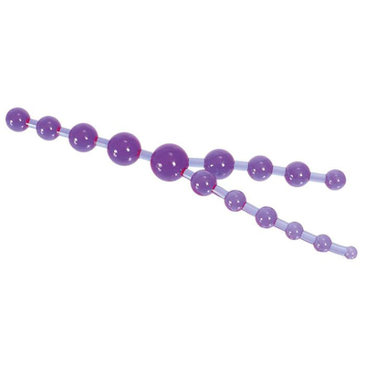 Цепочка фиолетовых анальных шариков - фото, цены