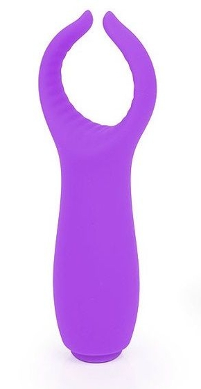 Фиолетовый клиторальный стимулятор Grant - фото, цены