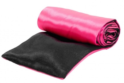 Черно-розовая атласная лента для связывания - 1,4 м. - фото, цены
