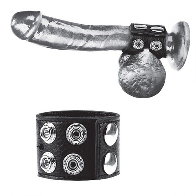 Ремень на член и мошонку 1.5 Cock Ring With Ball Strap - фото, цены