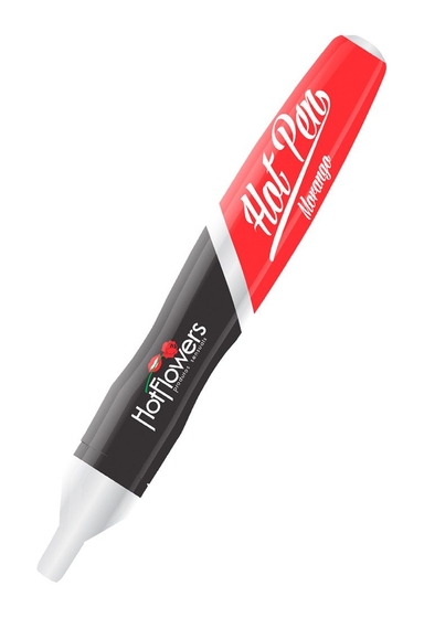 Ручка для рисования на теле Hot Pen со вкусом клубники - фото, цены