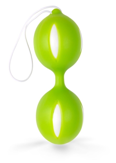 Зеленые вагинальные шарики с петелькой - фото, цены