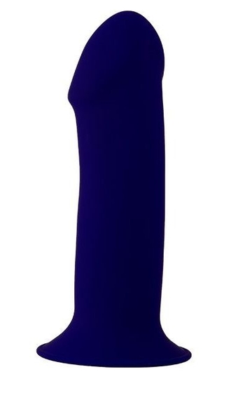 Синий фаллоимитатор-реалистик Premium Thick Dildo 7inch - 18 см. - фото, цены