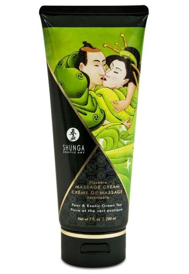 Массажный крем для тела с ароматом груши и зелёного чая Pear Exotic Green Tea - 200 мл. - фото, цены