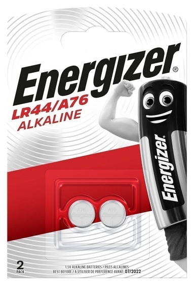 Батарейки Energizer Alkaline типа Lr44/a76 - 2 шт. - фото, цены