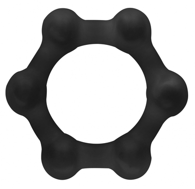 Черное утяжеленное эрекционное кольцо N 83 Weighted Cock Ring - фото, цены