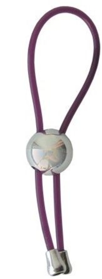 Фиолетовое эрекционное кольцо-лассо - фото, цены