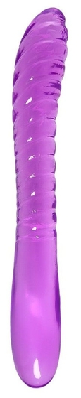 Фиолетовый двусторонний фаллоимитатор Frica - 23 см. - фото, цены