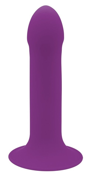 Фиолетовый дилдо на присоске Hitsens 6 - 13,5 см. - фото, цены